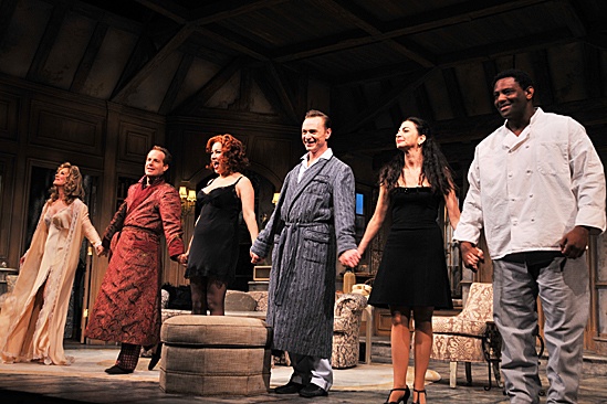 Broadway.com | Photo 1 of 35 | Pop the Champagne! Raise a Glass to the  Opening Night Cast of Don't Dress For Dinner