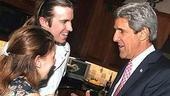 John Kerry Thanks Broadway - Celia Keenan-Bolger - Gavin Creel - John Kerry
