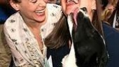 Broadway Barks 8 - Sarah Paulson - Cherry Jones - Mischa the dog