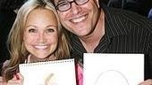 Photo Op - 2007 Drama Desk Nominee Reception - Kristin Chenoweth - Michael Mayer (drawing)