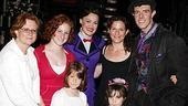 Photo Op - Donny Osmond & Ana Gasteyer at Mary Poppins - (Gasteyer family mambers) Johanna Tesman - Emma - Lucy - Ashley Brown - Ana Gasteyer - (daughter) Frances McKittrick - Gavin Lee