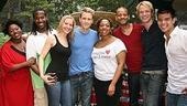 Photo Op - Broadway in Bryant Park 07-19-07 - Maia Nkenge Wilson - Marcus Paul James - Kelly Karbacz - Christopher J. Hanke - Crystal Monee Hall - Todd Pettiford - Kyle Post - Telly Leung