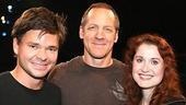 Photo Op - Frankenstein rehearsal - Hunter Foster - Steve Blanchard - Christiane Noll