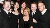 Photo Op - Elaine Paige at Forbidden Broadway - David Caldwell - Gina Kreiezmar - Valerie Fagan - Elaine Paige - Jared Bradshaw - Michael West