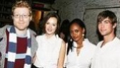 Photo Op - Gossip Girl at Rent - Anthony Rapp - Leighton Meester - Nicole Scella - Chace Crawford