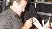 Robin Williams on Broadway - Robin Williams signing autographs