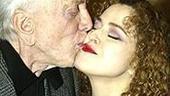 Kirk Douglas at Gypsy - Kirk Douglas - Bernadette Peters (kissing)