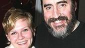 Stars Backstage at Fiddler on the Roof - Kirsten Dunst - Alfred Molina