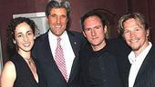 John Kerry Thanks Broadway - Nina Goldman - John Kerry - Brett Eagan - Jack Noseworthy