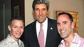 John Kerry Thanks Broadway - Joe Langworth - John Kerry - Jim Jones