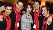 Photo Op - Broadway on Broadway fall 2006 - Michael Longoria - Christian Hoff - Eden Espinosa - J. Robert Spencer - Matthew Scott