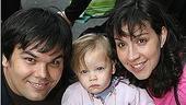 Photo Op - Broadway on Broadway fall 2006 - Robert Lopez - (daughter) Katie - (wife) Kristen