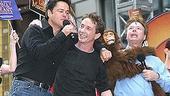 Photo Op - Broadway on Broadway fall 2006 - Donny Osmond - Martin Short - Jay Johnson (onstage)