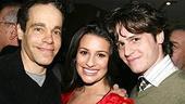 Photo Op - 2007 Drama Desk Nominee Reception - Steven Sater - Lea Michele - Jonathan Groff 