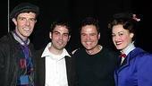 Photo Op - Donny Osmond & Ana Gasteyer at Mary Poppins - Gavin Lee - Donny Osmond Jr. - Donny Osmond - Ashley Brown