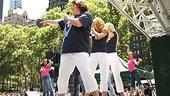 Photo Op - Broadway in Bryant Park 2007 -  Gina Ferrall - Carolee Carmello - Joan Hess 