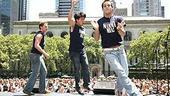 Photo Op - Broadway in Bryant Park 2007 -  Mamma Mia! boys