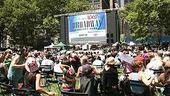 Photo Op - Broadway in Bryant Park - stage - crowd