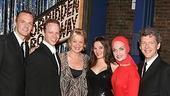 Photo Op - Christine Ebersole at Forbidden Broadway - Bill Selby - James Donegan - Christine Ebersole - Erin Crosby - Janet Dickinson - David Caldwell