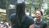 Photo Op - Broadway in Bryant Park 08-09-07 - Angela Robinson - Montego Glover