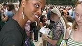 Photo Op - Broadway in Bryant Park 08-09-07 - Montego Glover (autographs)