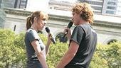Photo Op - Broadway in Bryant Park 08-09-07 - Julia Murney - Sebastian Arcelus