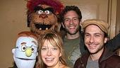 Photo Op - It's Always Sunny in Philadelphia at Avenue Q - Rob - Trekkie Monster - Mary Elizabeth Ellis - Glenn Howerton - Charlie Day 