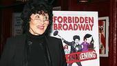 Photo Op - Chita Rivera at Forbidden Broadway - Chita Rivera (w/Rude Awakening poster)