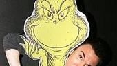 Photo Op - Grinch rehearsal 2007 - Patrick Page w/cut-out 2