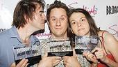 2008 Broadway.com Audience Awards - Roger Bart - Christopher Fitzgerald - Sutton Foster 2