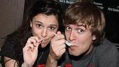 Spring Awakening Operation Backpack - Alexandra Socha - Kyle Riabko (eating ice cream)