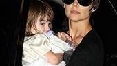 Katie Holmes at Little Mermaid - Suri Cruise - Katie Holmes (leaving)