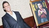 Cheyenne Jackson at Tony Di Napoli's - Cheyenne Jackson (with poster laughing)