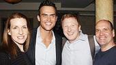 Cheyenne Jackson at Tony Di Napoli's - Susan Blackwell - Hunter Bell - Larry Pressgrove - Cheyenne Jackson