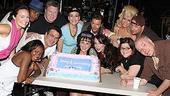 Hairspray 6th Anniversary - cast - cake