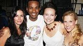 Courteney Cox Visits Hairspray - Courteney Cox - Tevin Campbell - Niki Scalera - Brooke Engen