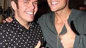 Perez Hilton Show Hopping - Perez Hilton - Cheyenne Jackson (thumbs up)