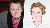 Clay Aiken at Sardi's - Clay Aiken  - caricature 3