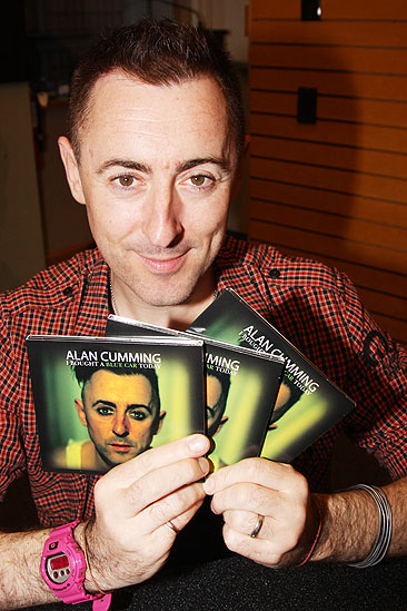 Alan Cumming CD signing – Alan Cumming (CD stack)