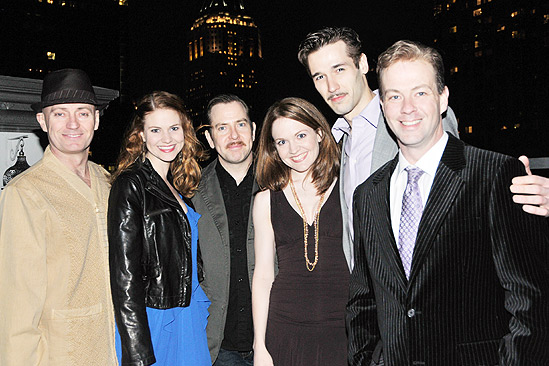 39 Steps Off Broadway opening – Jamie Jackson - Kate MacCluggage – Greg Jackson – Jane Pfitsch – John Behlmann – Cameron Folmar