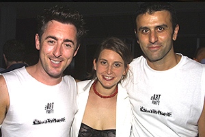 The Art Party Benefit - Alan Cumming - Audrey Rosenberg - Nick Philippou