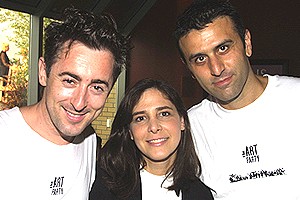 The Art Party Benefit - Alan Cumming - Dori Berinstein - Nick Philippou