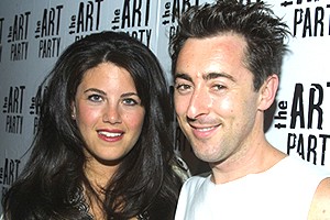 The Art Party Benefit - Monica Lewinsky - Alan Cumming