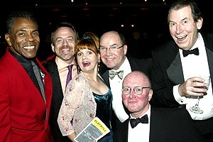 2002 Mr. Abbott Award (Jack O'Brien) - Andre de Shields - Marc Shaiman - Annie Golden - Jack O'Brien - Mark O'Donnell - Richard Easton