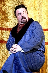 The Play What I Wrote Guest Stars - Nathan Lane (in robe)