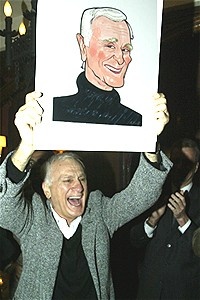 Dick Latessa @ Sardi's - Dick Latessa - with caricature