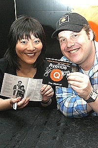 Ave Q CD Signing - Ann Harada - Jordan Gelber