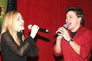 Little Shop of Horrors CD Signing - Kerry Butler - Hunter Foster (singing)