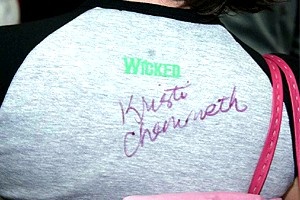 Kristin Chenoweth CD signing - Kristin Chenoweth (t-shirt)