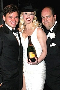 Oscar & Foster Back at The Producers - Hunter Foster - Angie Schworer - Brad Oscar2